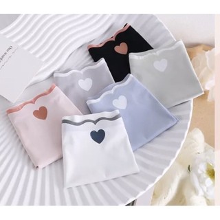 Combo 10 Quần Lót Nữ Su Đúc Họa Tiết Trái Tim Mềm Mại Co Giãn 4 Chiều Size M L XL