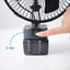 Quạt tích điện Boshun Có Quay Được 8 inch 2 Cấp Độ Gió, Chân Loại Phổ Thông 10 cell