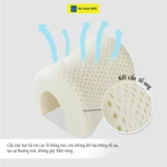 Ruột gối ngủ cao su non Hệ Thống Nệm thiết kế công thái học nằm chống đau mỏi cổ vai gáy, giảm ngáy, ngủ ngon giấc — ảnh 6