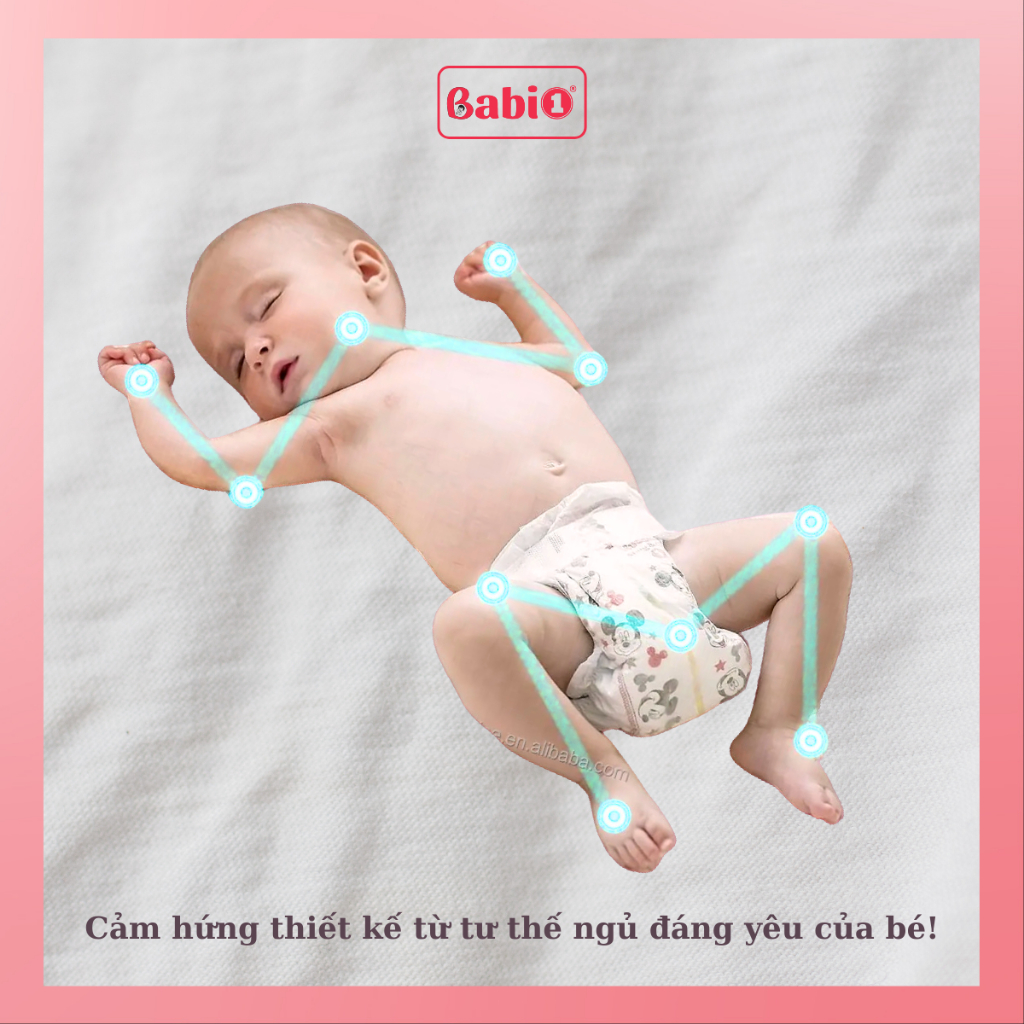 Chũn Cho Bé BABIONE Túi Ngủ Cho Bé Chất Cotton Thoáng Khí Mềm Mại Có Khoá 2 Chiều