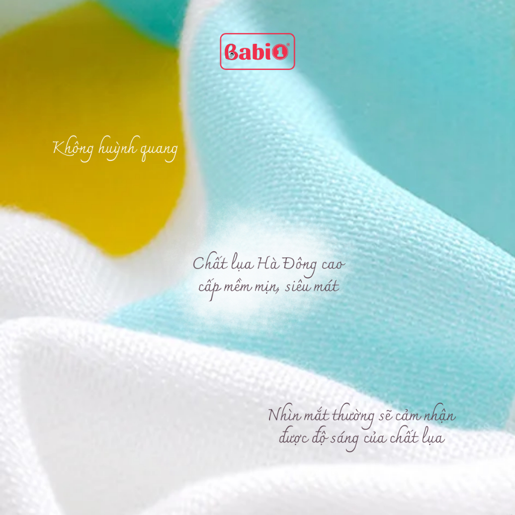 Chăn Lụa Sợi Tre BABIONE Chăn Hè Cho Bé 2 Lớp Vải Muslin May Viền Mềm Mát