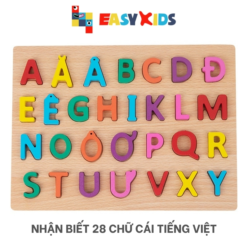 Bảng Chữ Cái Nổi Tiếng Việt 30x23cm In Hoa