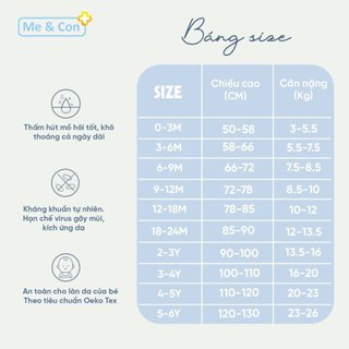 BST cộc cài vai thông hơi cho bé nhà Me & Con+ vải sợi tre, họa tiết đáng yêu, mềm, mịn, thoải mái