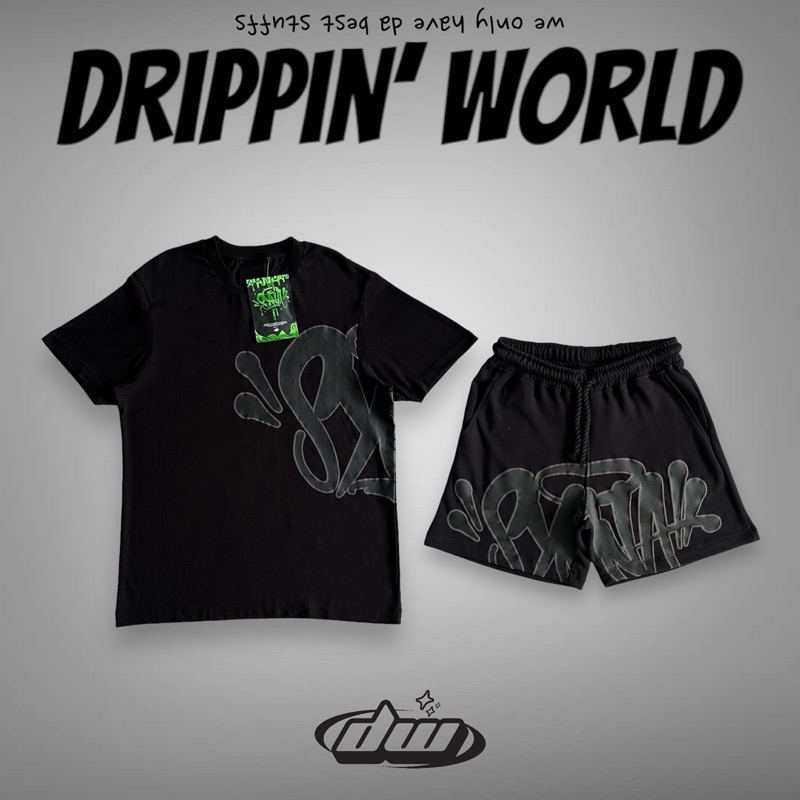 Syna World TEAM SYNA Tシャツ＆ショートパンツ セット/関送込 Syna World Syna Logo T-shirt/Short Set Cobalt Blue メンズ