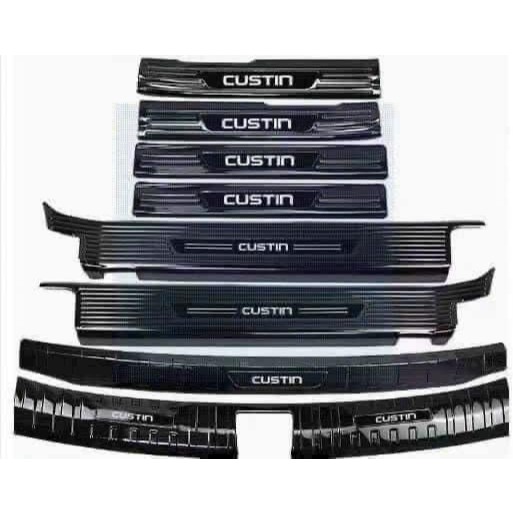 Ốp chống trầy cốp xe Hyundai Custin 2023-2024, Ốp trầy cốp Custin Mẫu Titan chống xước cao cấp