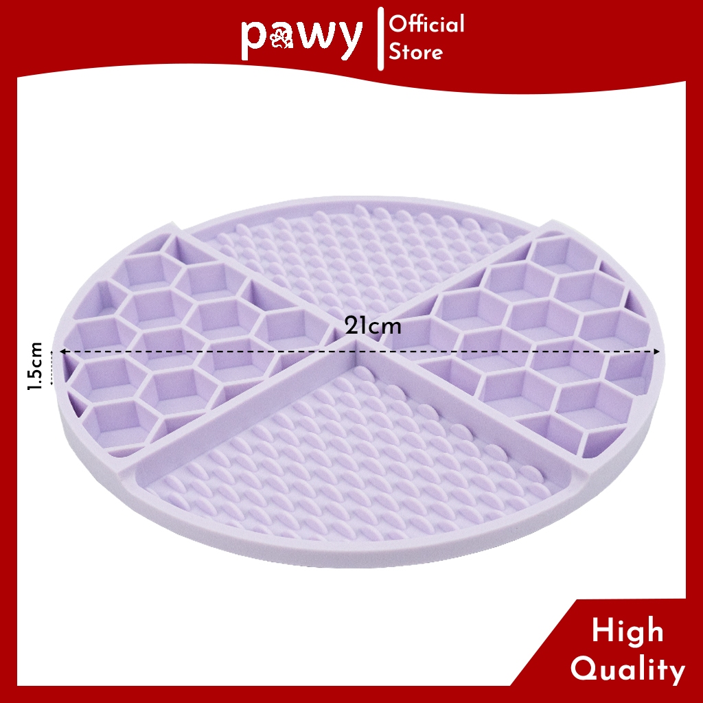 Ảnh Tấm Liếm Chó Mèo, Thảm Liếm Chó Mèo Pawy - Honeycomb Lickmat – Nhiều màu 21cm x 21cm Dày 1.5cm 3