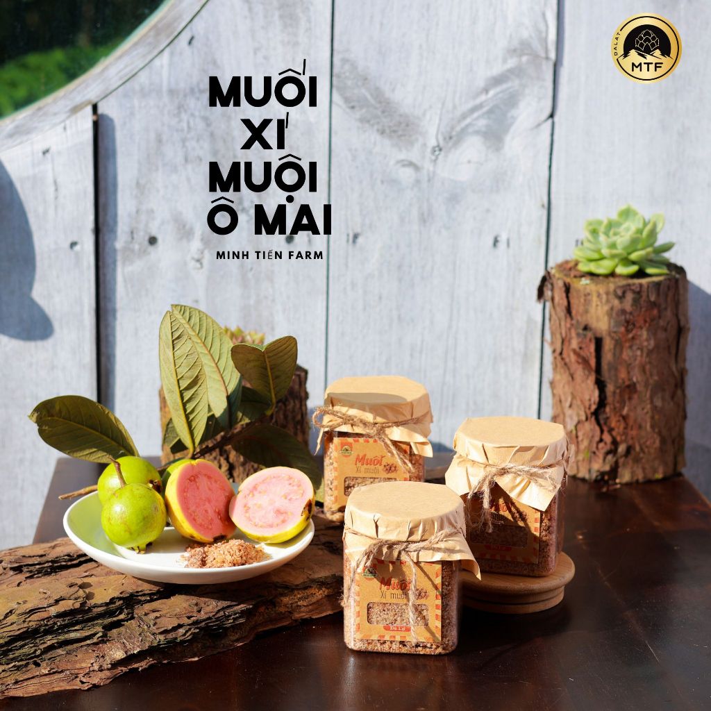 Muối ô mai xí muội - Minh Tiến Farm - Đặc sản Đà Lạt