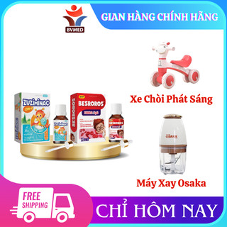 Combo Besroros Và Zuziminac - Bổ Sung Sắt + Kẽm Nhỏ Giọt Cho Bé Lọ 20ML