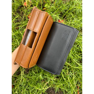 Bao da túi đeo nịt hông thắt lưng nằm ngang/ đứng 1 ngăn và 2 ngăn cho điện thoại 5inch 5.5inch 6.5inch 7inch đủ size