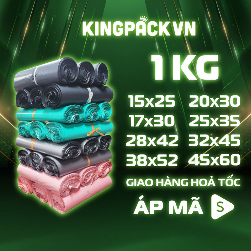 [1KG] Túi Niêm Phong Đủ Size KINGPACK Giao Hỏa Tốc, Sỉ Số Lượng Lớn ...
