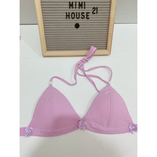 Áo bra đi biển style tiểu thơ tone trơn - handmade by Mimi house