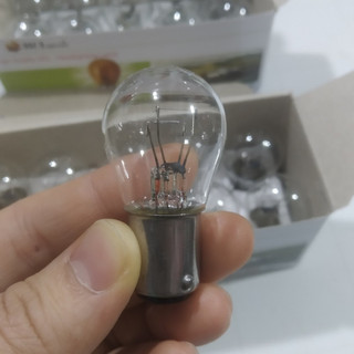 Combo 4 Hộp 10 bóng đèn xi nhan, bóng đèn phanh S25 1Tim - 2 tim điện 12v/24v 21w.