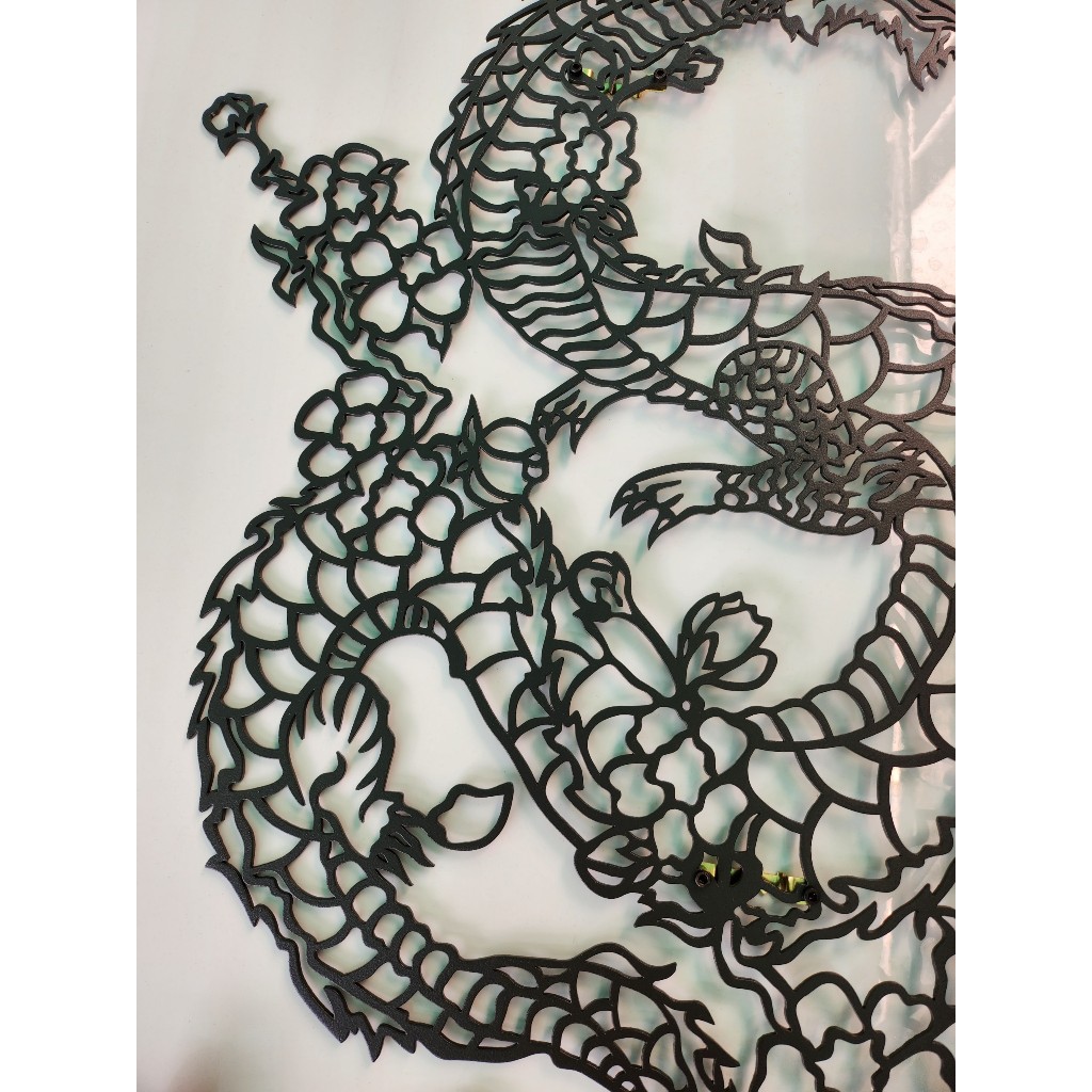 Tranh sắt CNC A18 | Tranh "Tinh hoa Rồng Việt 2024", Treo tường nghệ thuật, Decor trang trí nội thất