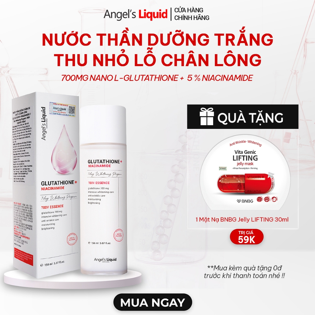 Nước Thần Dưỡng Trắng Se Khít Lỗ Chân Lông Angel's Liquid 