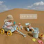 Bộ đồ chơi xúc cát cho bé chất liệu lúa mạch an toàn cho bé đi chơi, đi biển, nhà cát GauHomie Kid