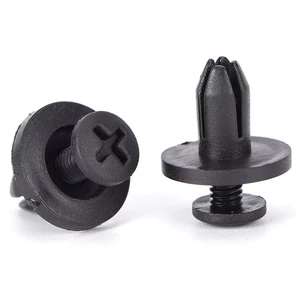 Bộ 50 con vít nở nhựa đực cái, chốt nở loại 8mm Bộ chốt nhựa, đinh tán nhựa chắn bùn, Long dè xe