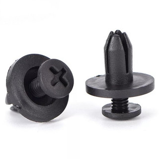 Bộ 50 con vít nở nhựa đực cái, chốt nở loại 8mm Bộ chốt nhựa, đinh tán nhựa chắn bùn, Long dè xe