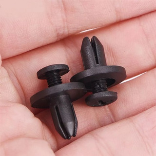 Bộ 50 con vít nở nhựa đực cái, chốt nở loại 8mm Bộ chốt nhựa, đinh tán nhựa chắn bùn, Long dè xe