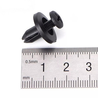 Bộ 50 con vít nở nhựa đực cái, chốt nở loại 8mm Bộ chốt nhựa, đinh tán nhựa chắn bùn, Long dè xe