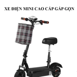 Xe điện mini E-Scooter phiên bản cao cấp dễ dàng gấp gọn, bánh xe 8 inch, động cơ mạnh mẽ sử dụng pin điện — ảnh 1