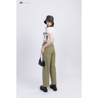 Quần Vải Nữ Ống Suông J-P FASHION Chất Linen, Quần Nữ Ống Suông Lưng Cao Có Chun Nhẹ Phía Sau 19209862
