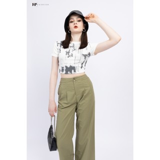 Quần Vải Nữ Ống Suông J-P FASHION Chất Linen, Quần Nữ Ống Suông Lưng Cao Có Chun Nhẹ Phía Sau 19209862