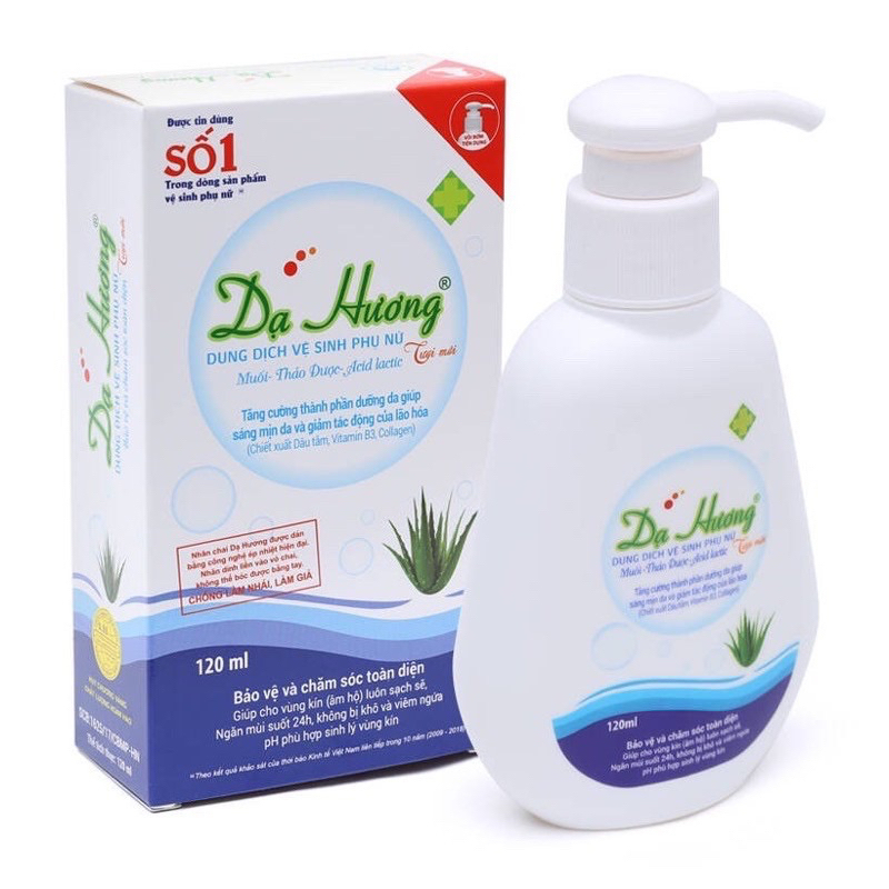 Dung dịch vệ sinh phụ nữ Dạ Hương (Dược phẩm Hoa Linh) - Chai nhỏ /Chai lớn có vòi