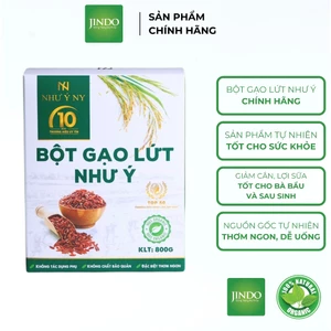 Combo bột gạo lứt Như Ý 800g tác dụng giảm cân, lợi sữa giúp cơ thể nhẹ nhàng
