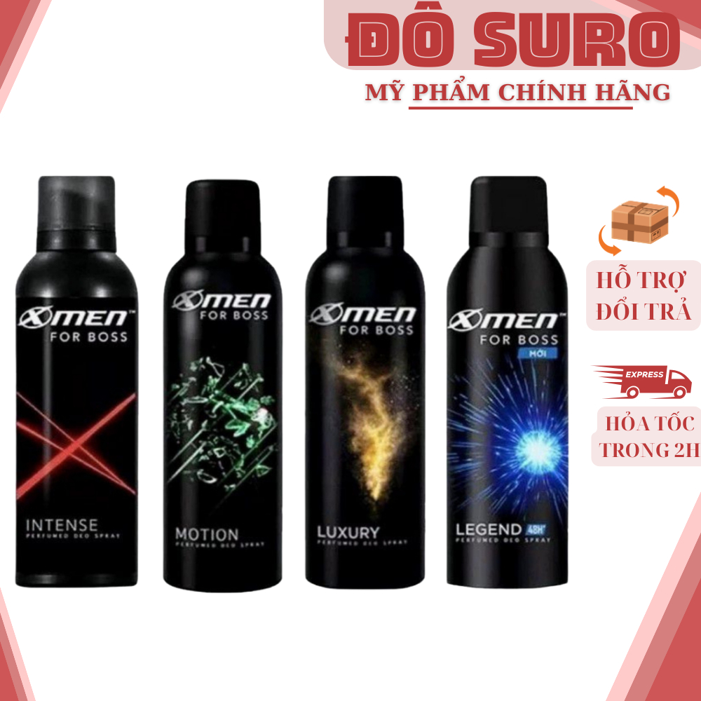 Xịt Khử Mùi X Men For Boss Hương Nước Hoa 150ml