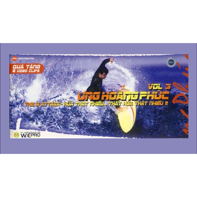 Băng Cassette Ưng Hoàng Phúc Vol3 - Hứa Thật Nhiều, Thất Hứa Thật Nhiều