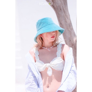 Mũ Nón Bucket Nhung Vành Rộng _ Lollipop Hat KoiKooi