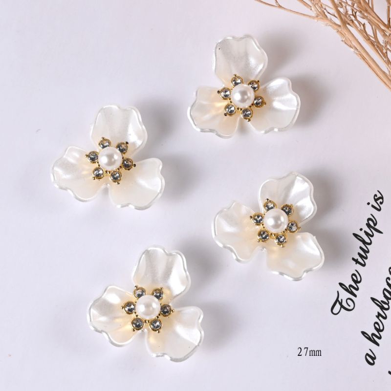 CHARM HOA NGỌC TRAI DÙNG TRANG TRÍ PHỤ KIỆN XINH