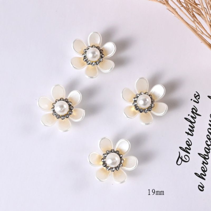 CHARM HOA NGỌC TRAI DÙNG TRANG TRÍ PHỤ KIỆN XINH