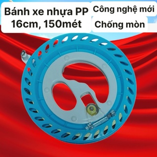 Cuộn dây diều 150m có tay cầm quay tự động cuộn thả phong cách mới D010