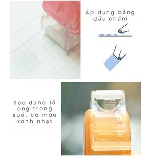 Băng Keo Kéo Glue – Keo Dán Tiện Lợi – Dán Giấy/Planner/Sổ