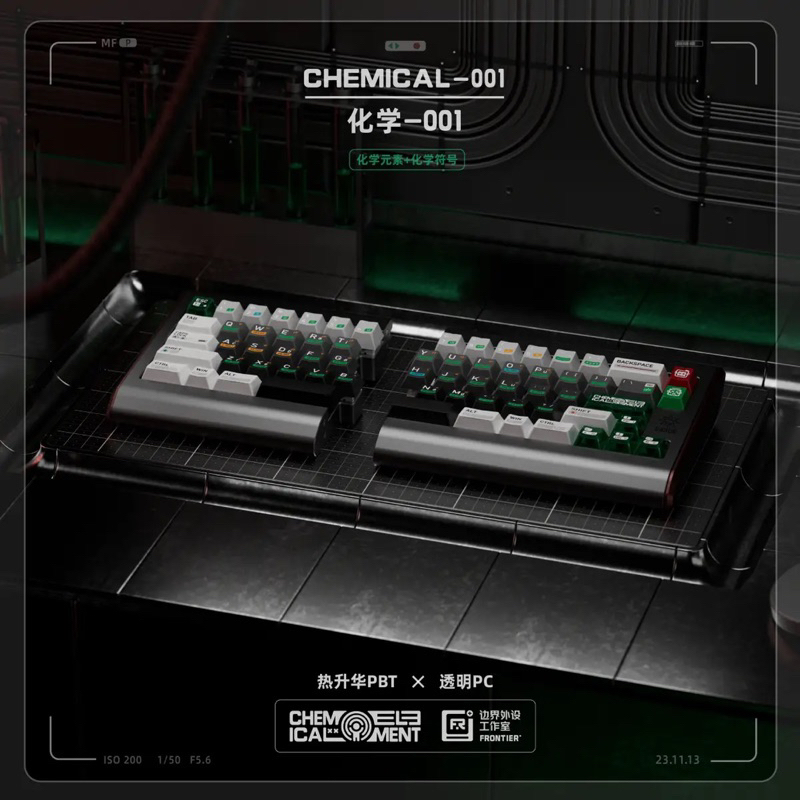 [GIAO NGAY] KEYCAP Border Chemistry / Chemical 003 / 173 nút kết hợp PBT và in Transparent PC | BigBuy360 - bigbuy360.vn