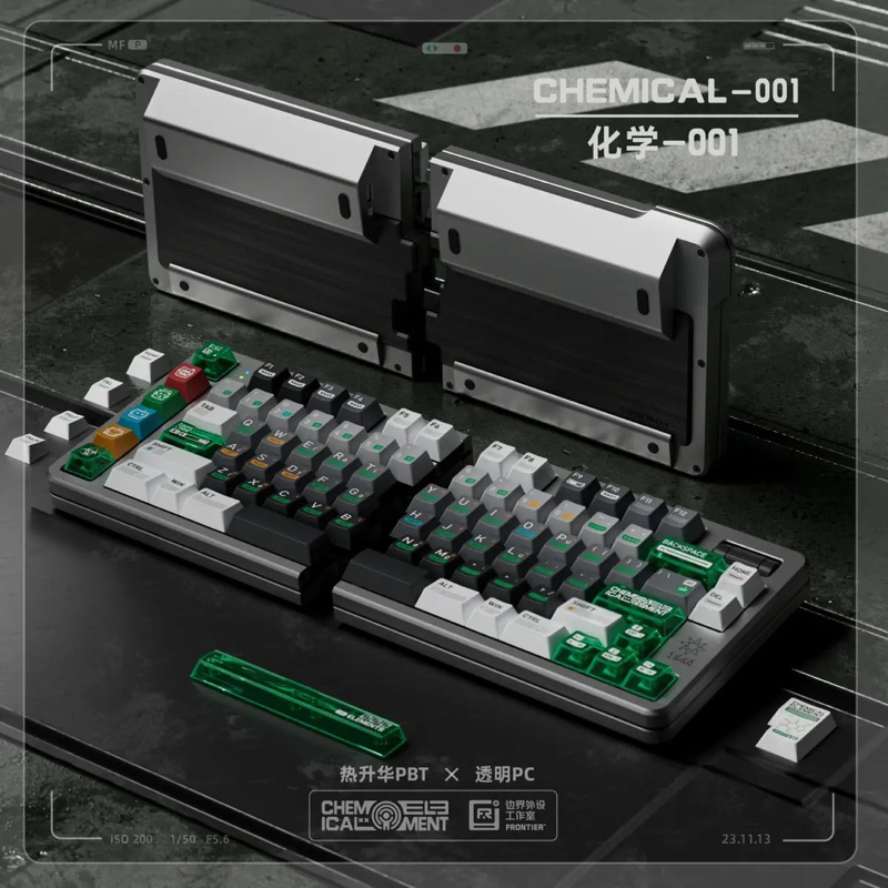 [GIAO NGAY] KEYCAP Border Chemistry / Chemical 003 / 173 nút kết hợp PBT và in Transparent PC | BigBuy360 - bigbuy360.vn