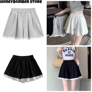 Quần Đùi Nữ Phối Viền [FREESHIP] 🌸Quần Nữ Ống rộng cotton co dãn🌸