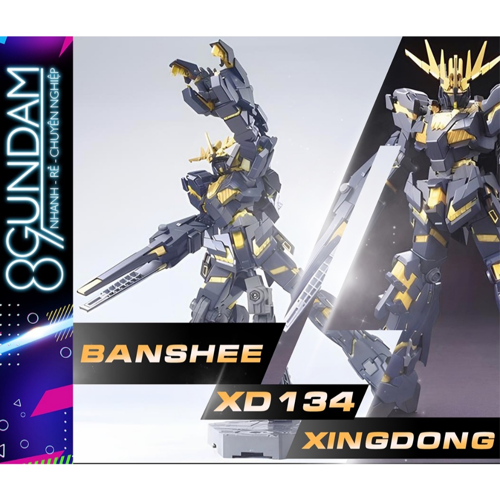 Mô Hình Lắp Ráp HG UC 134 Banshee Fighter [Destroy Mode] | Shopee Việt Nam