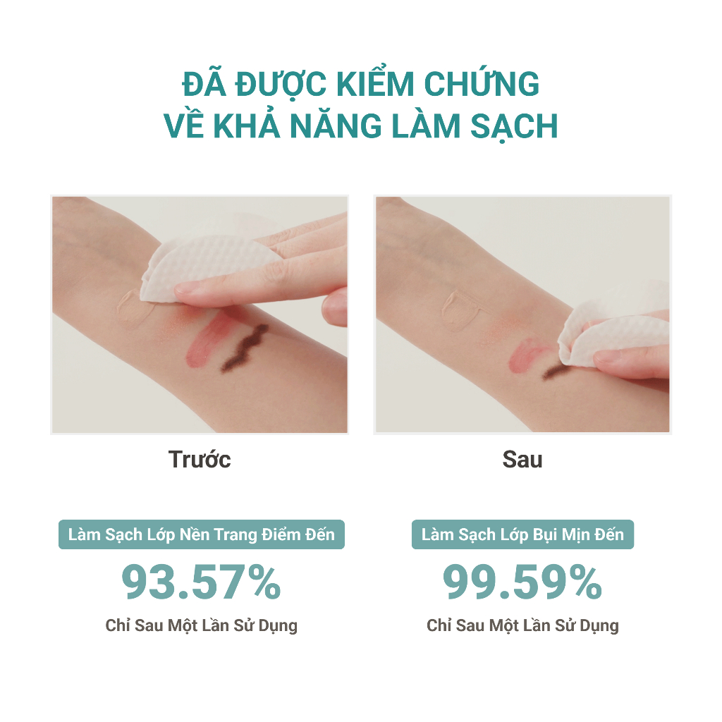 Ảnh Toner Pad Needly Mild Cleansing Tẩy Trang Làm Sạch Bụi Mịn 160G 60 Miếng 3