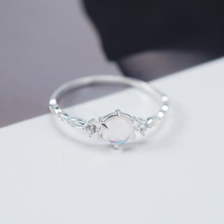 Nhẫn bạc nữ LAMY Aquamarine Ring Silver 8345