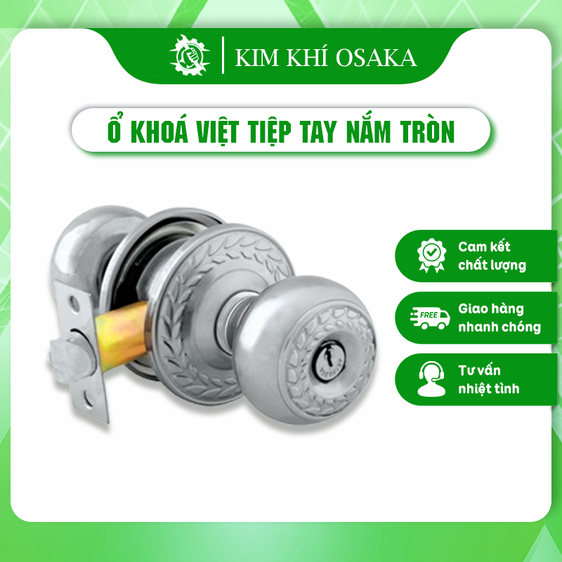 Ổ Khoá Cửa Việt Tiệp-Khoá Tay Nắm Tròn 04206 Cực Kỳ Bền Bỉ, Chắc Chắn ...