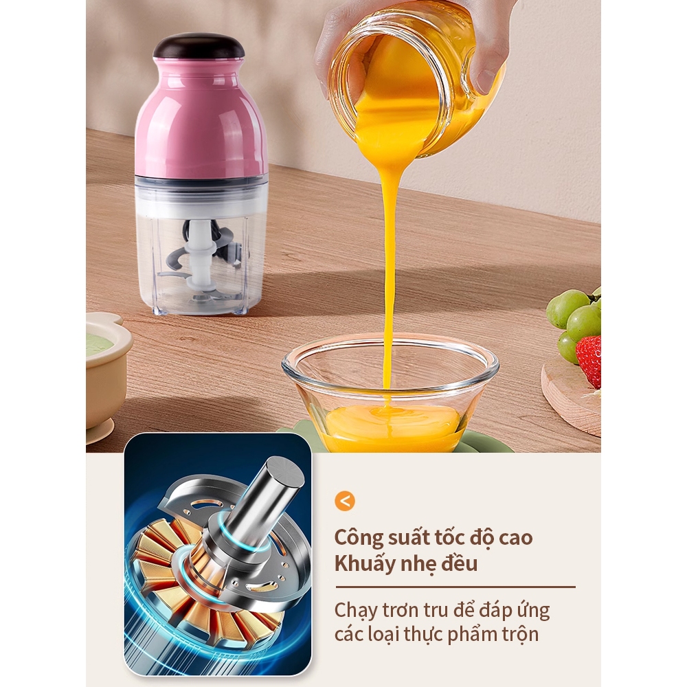 ICON Samono Máy xay thịt/rau củ/sinh tố/tỏi ớt đa năng, xay thực phẩm cho gia đình làm nhuyễn SW-099/SW-C200/MC200