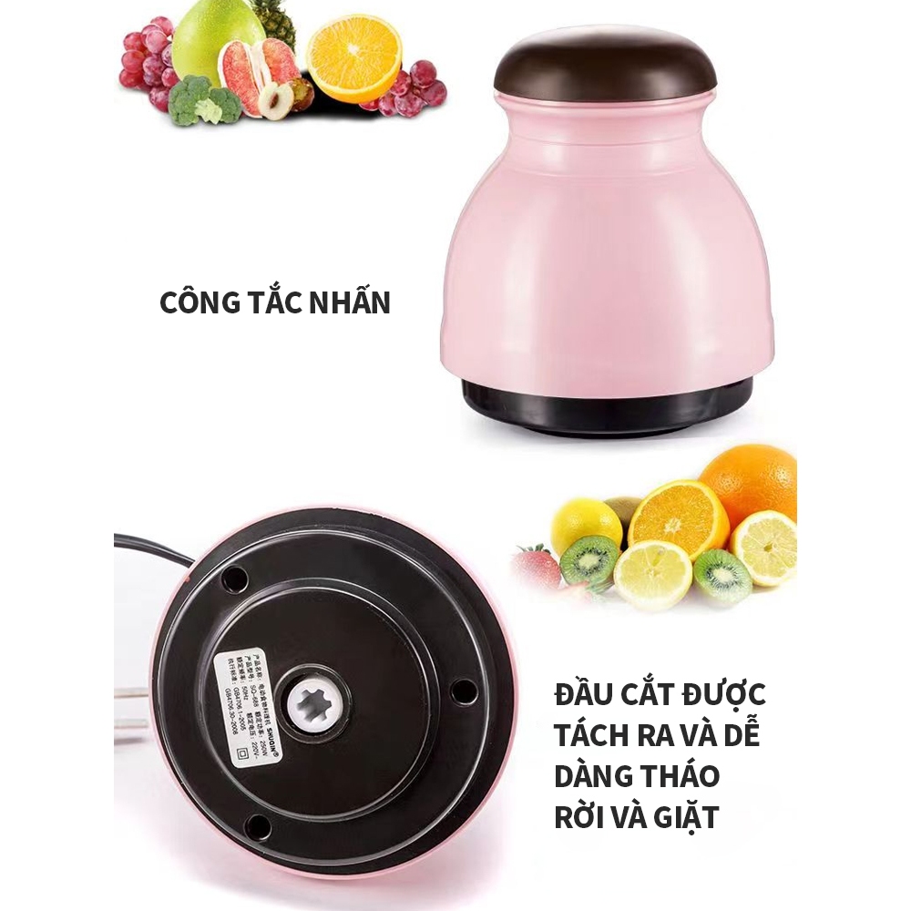 ICON Samono Máy xay thịt/rau củ/sinh tố/tỏi ớt đa năng, xay thực phẩm cho gia đình làm nhuyễn SW-099/SW-C200/MC200