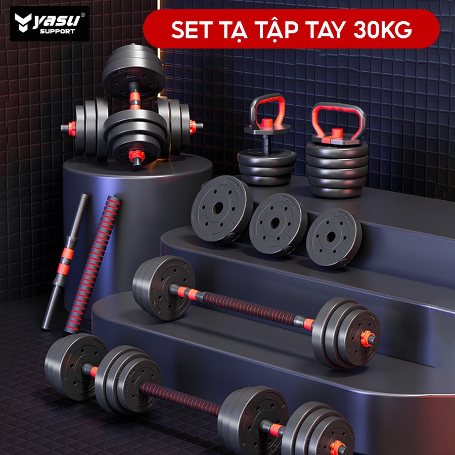 Ảnh Bộ tạ tay đa năng 10KG,20KG,30KG, 40KG,50KG Dumbell Set cao cấp Yasu 3