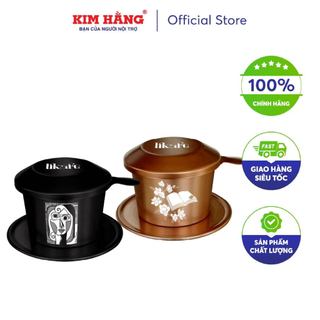 Bộ Phin Cafe Nhôm Likafe Kim Hằng Màu Đen Nâu
