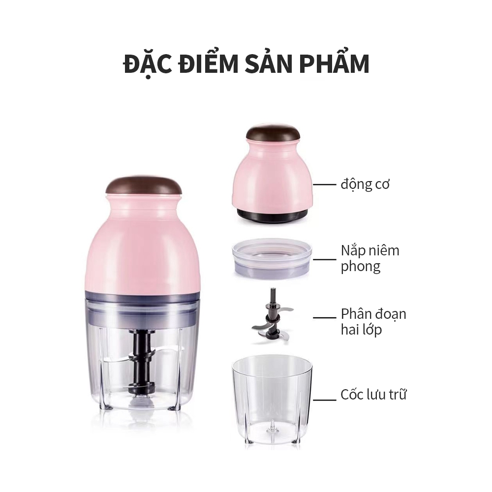 ICON Samono Máy xay thịt/rau củ/sinh tố/tỏi ớt đa năng, xay thực phẩm cho gia đình làm nhuyễn SW-099/SW-C200/MC200