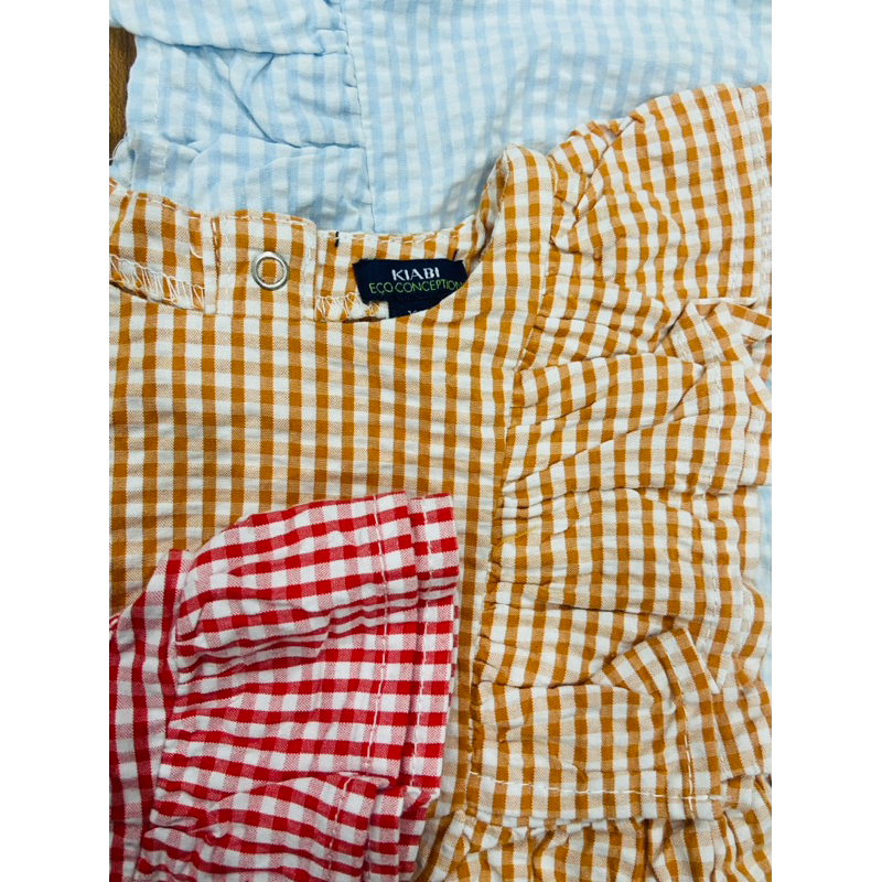 Váy Bé Gái Sơ Sinh Chất Đũi Mát Xuất Dư C1870 Kẻ Sọc 3 Màu Size 1-6M (3-7kg)