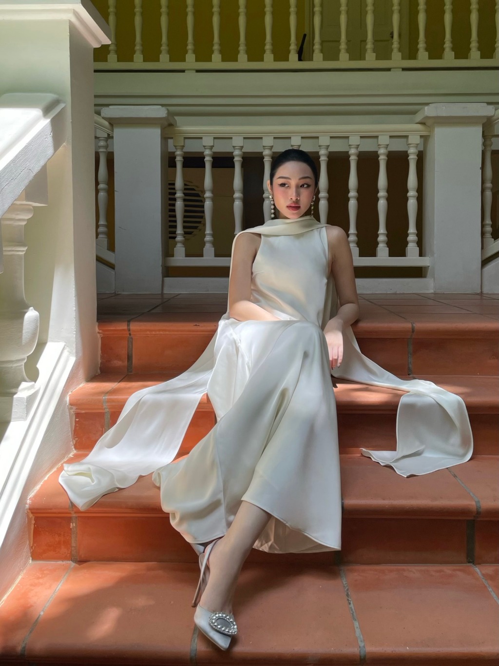 Ảnh Đầm lụa Venus Silk Dress HUONG BOUTIQUE HBV1284 2