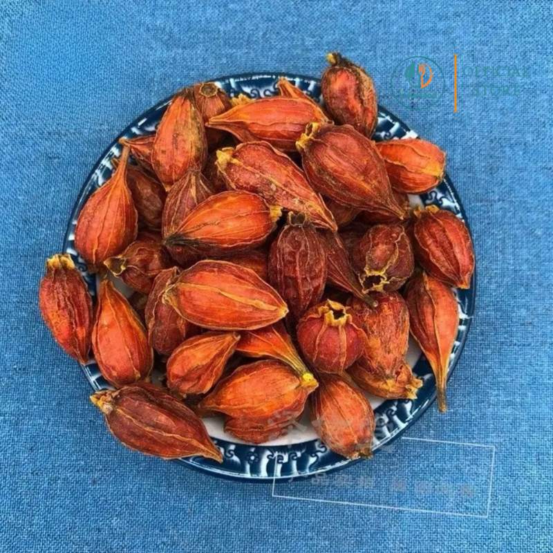 Quả Chi Tử Khô 150g (Dành Dành) - Gia Vị Tạo Màu Vàng Cam Đẹp Mắt Cho Gà Luộc, Xôi, Bánh Luka Food